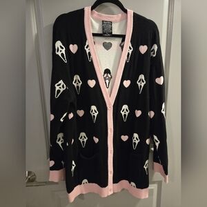 Ghost Face Valentines Sweater